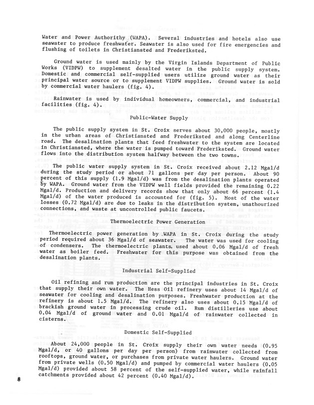 3rd Caribbean Islands Water Resources Congress : proceedings of a symposium held in St. Thomas, U.S. Virgin Islands, 22-23 July 1986 - 0012