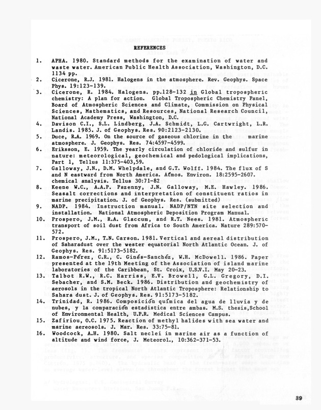 3rd Caribbean Islands Water Resources Congress : proceedings of a symposium held in St. Thomas, U.S. Virgin Islands, 22-23 July 1986 - 0036