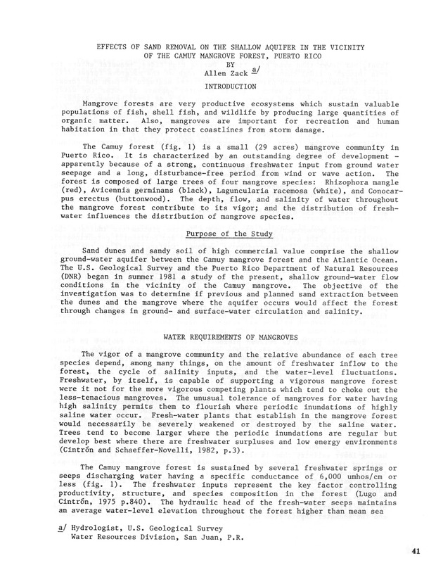 3rd Caribbean Islands Water Resources Congress : proceedings of a symposium held in St. Thomas, U.S. Virgin Islands, 22-23 July 1986 - 0037