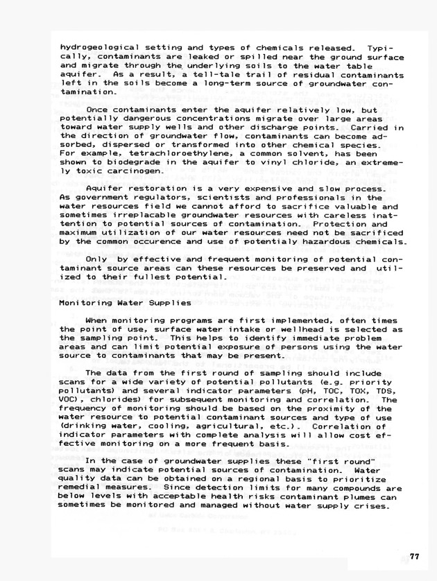 3rd Caribbean Islands Water Resources Congress : proceedings of a symposium held in St. Thomas, U.S. Virgin Islands, 22-23 July 1986 - 0069