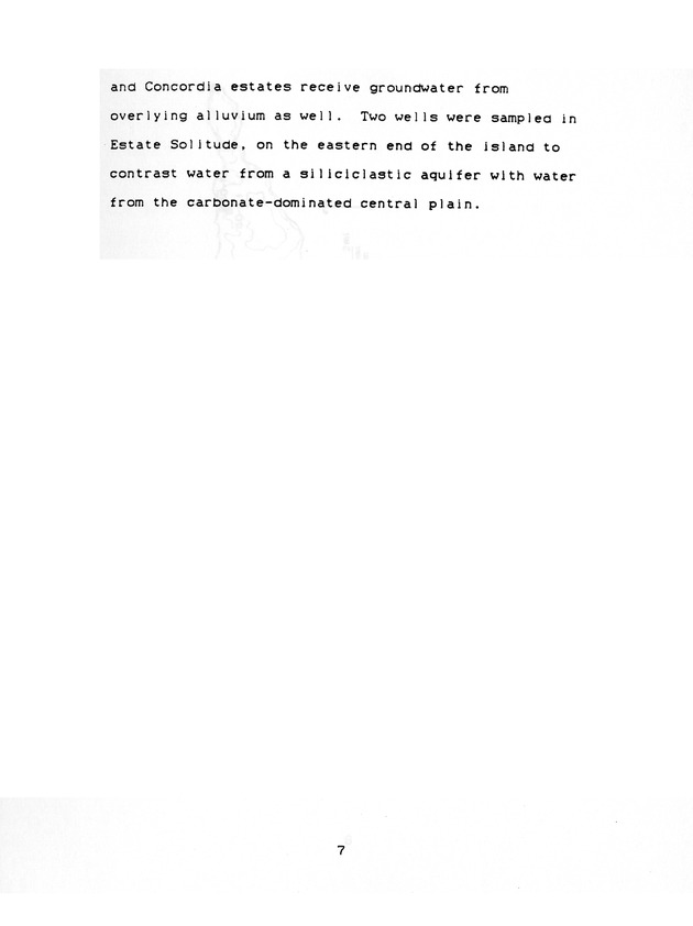 Groundwater geochemistry of the St. Croix carbonate aquifer system - 0015