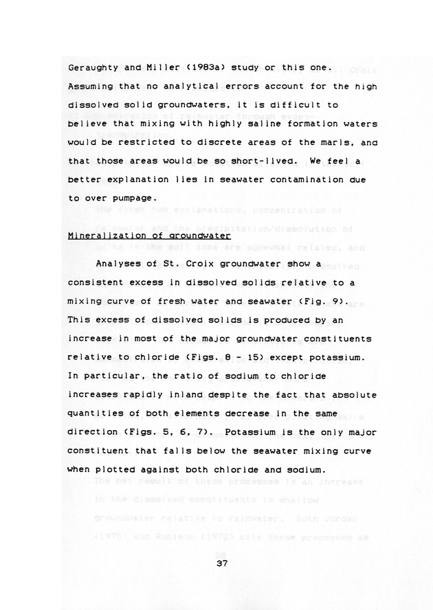 Groundwater geochemistry of the St. Croix carbonate aquifer system - 0045