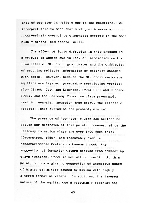 Groundwater geochemistry of the St. Croix carbonate aquifer system - 0053