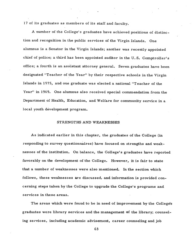 Self-study report of the College of the Virgin Islands - 0078