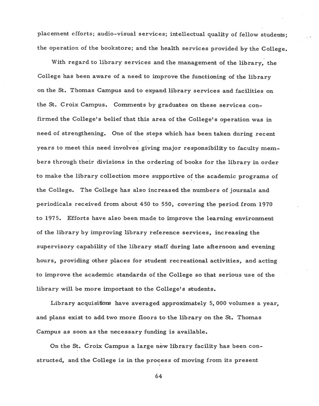 Self-study report of the College of the Virgin Islands - 0079