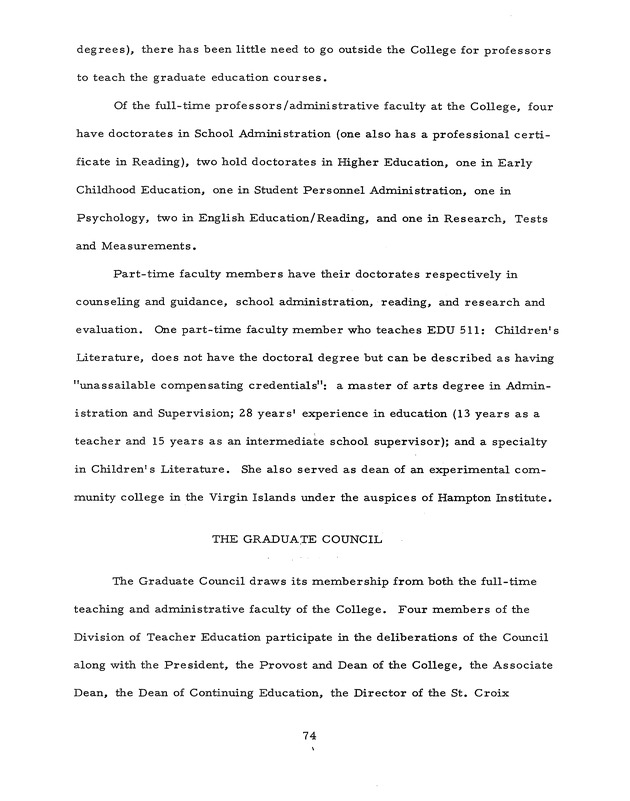 Self-study report of the College of the Virgin Islands - 0089