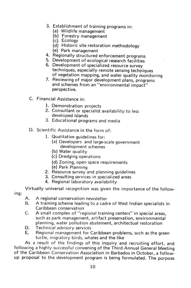 Caribbean Research Institute: Annual report 1969 - 0010