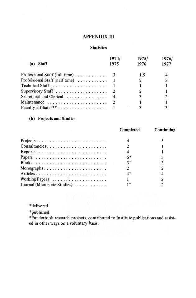 Caribbean Research Institute College of the Virgin Islands Report - 1975-1977 - 0017