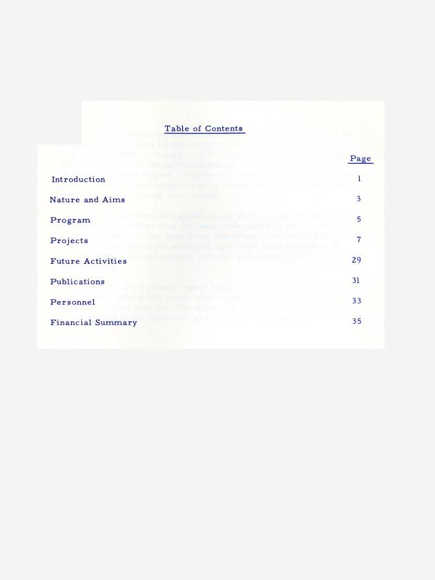 Caribbean Research Institute-Annual Report 1965 - 0002