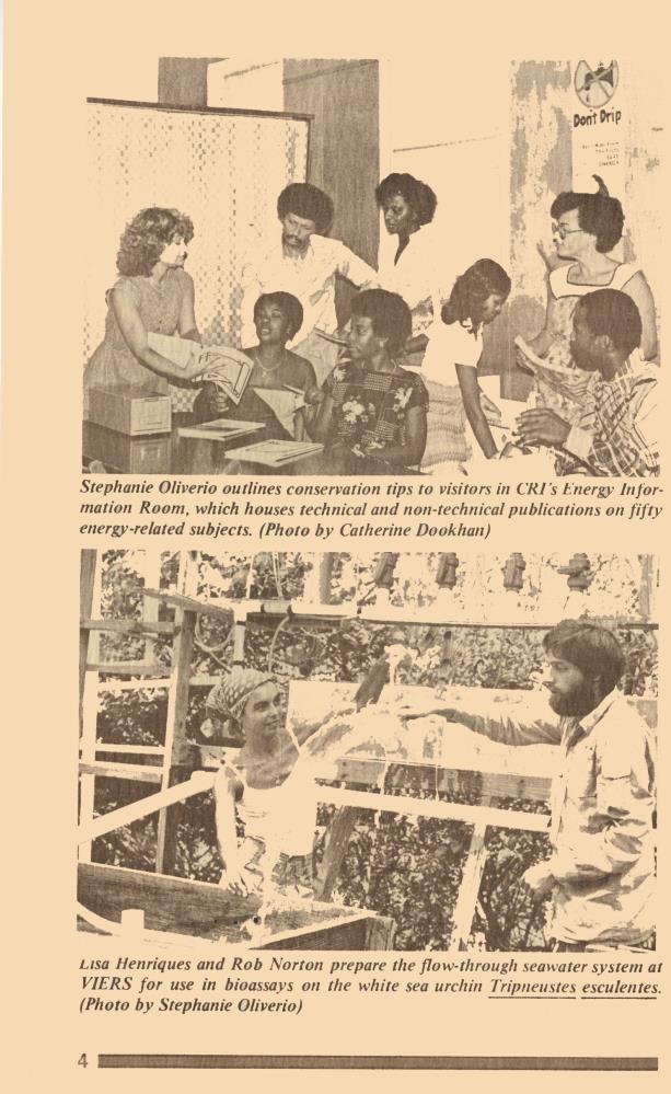 Caribbean Research Institute Report for the period July 1, 1977 - June 30, 1979 - 0004