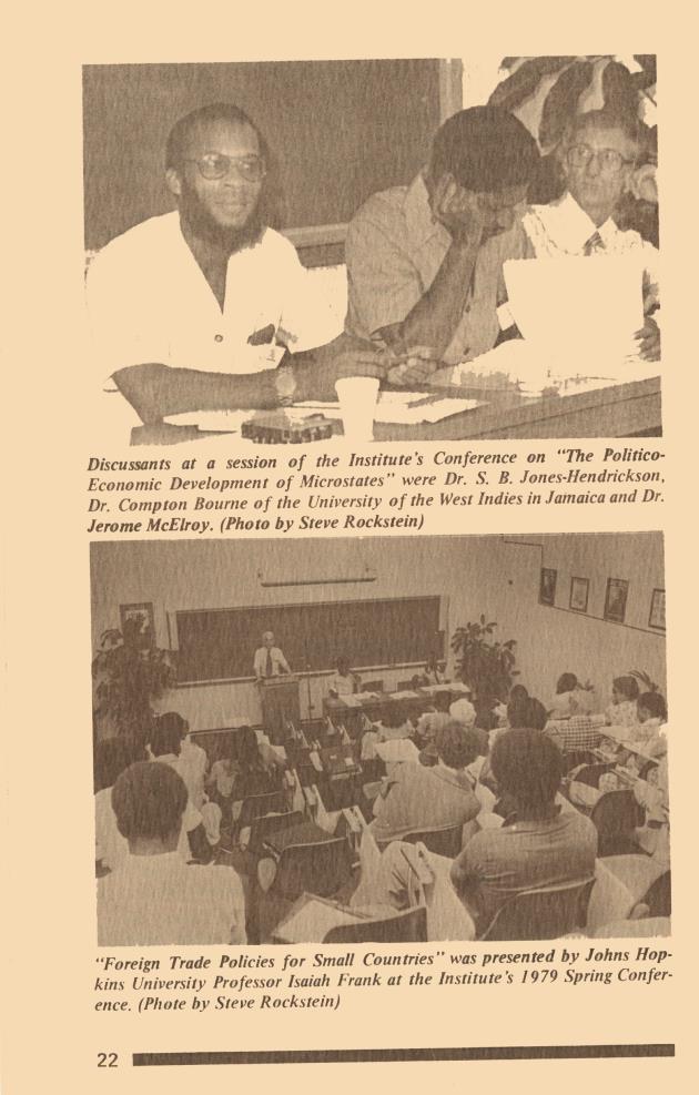 Caribbean Research Institute Report for the period July 1, 1977 - June 30, 1979 - 0022