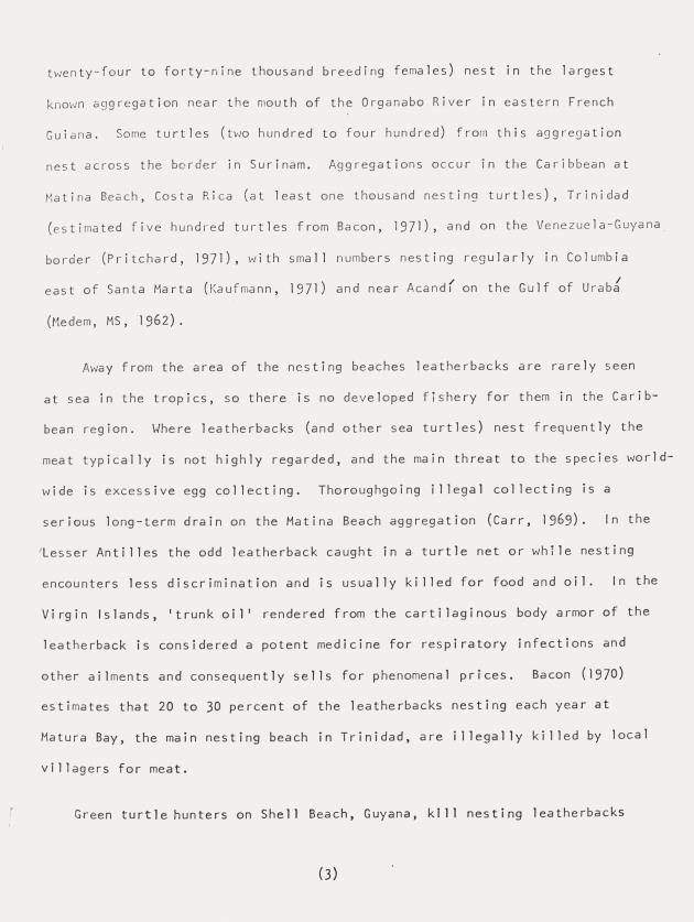Distribution and management of Caribbean sea turtles - 0003