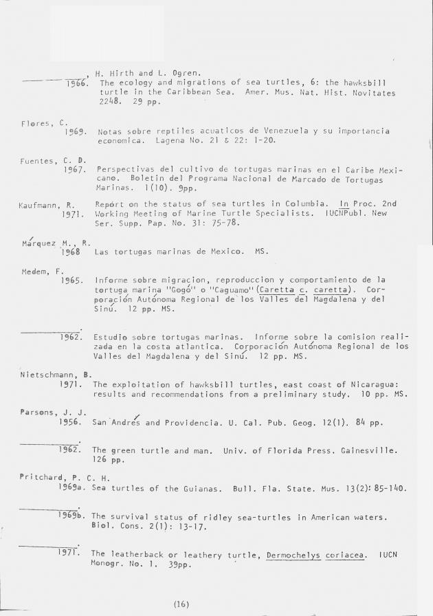 Distribution and management of Caribbean sea turtles - 0016