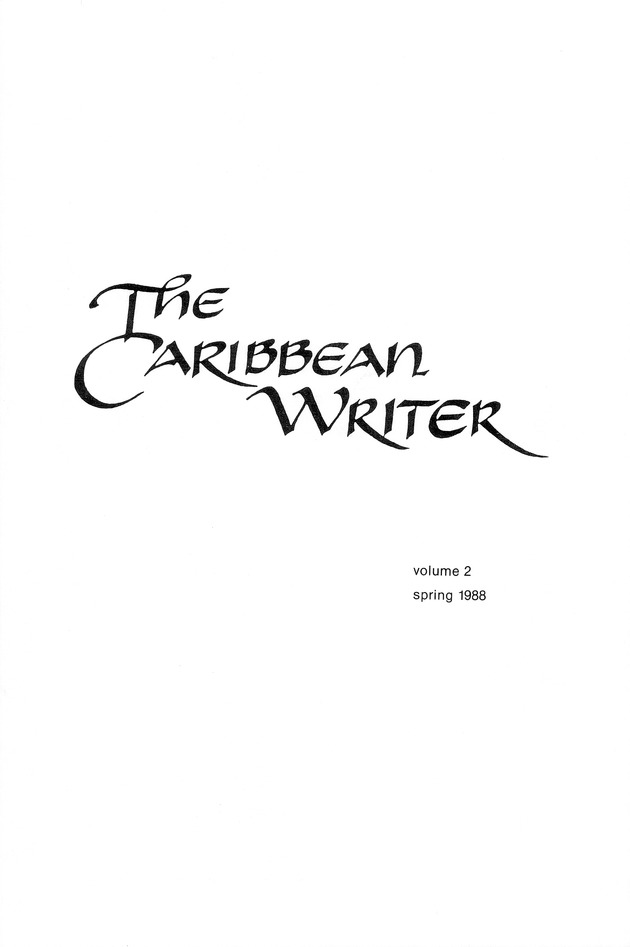 The Caribbean writer - Page 1