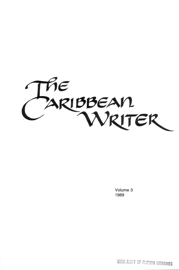 The Caribbean writer - Page 1