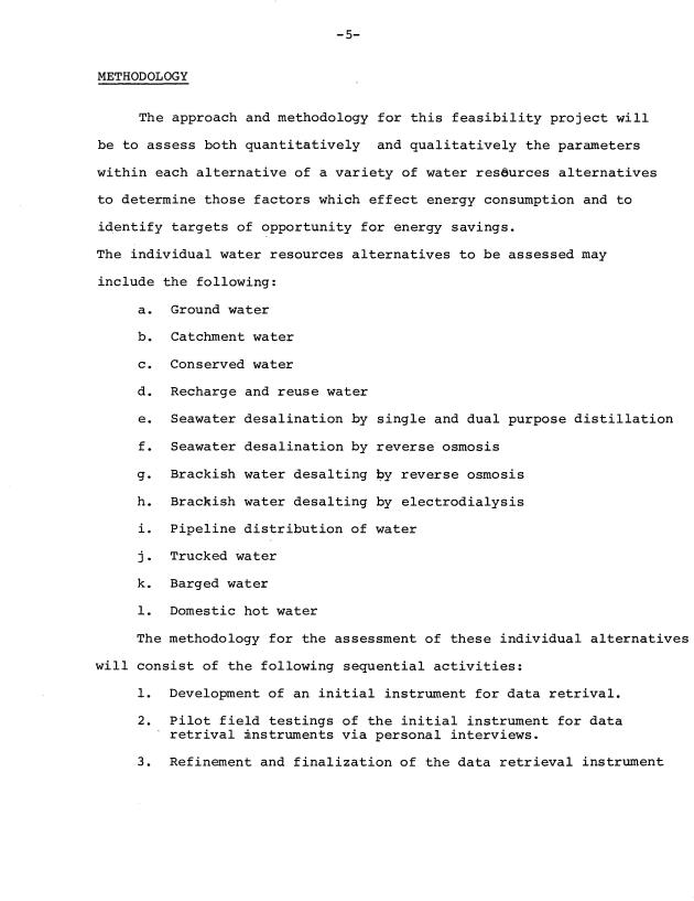 Water resources and energy use in the Unied States Virgin Islands: a proposal - 0005