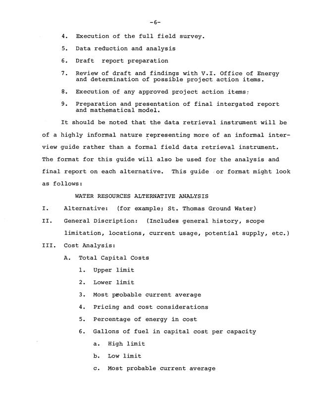 Water resources and energy use in the Unied States Virgin Islands: a proposal - 0006