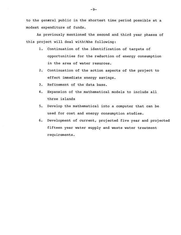 Water resources and energy use in the Unied States Virgin Islands: a proposal - 0009