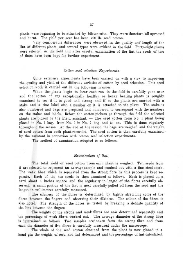 Report of the work done by the agricultural experimental station in St. Croix during the year from the 1st July 1911 to the 30th June 1912 - 0036