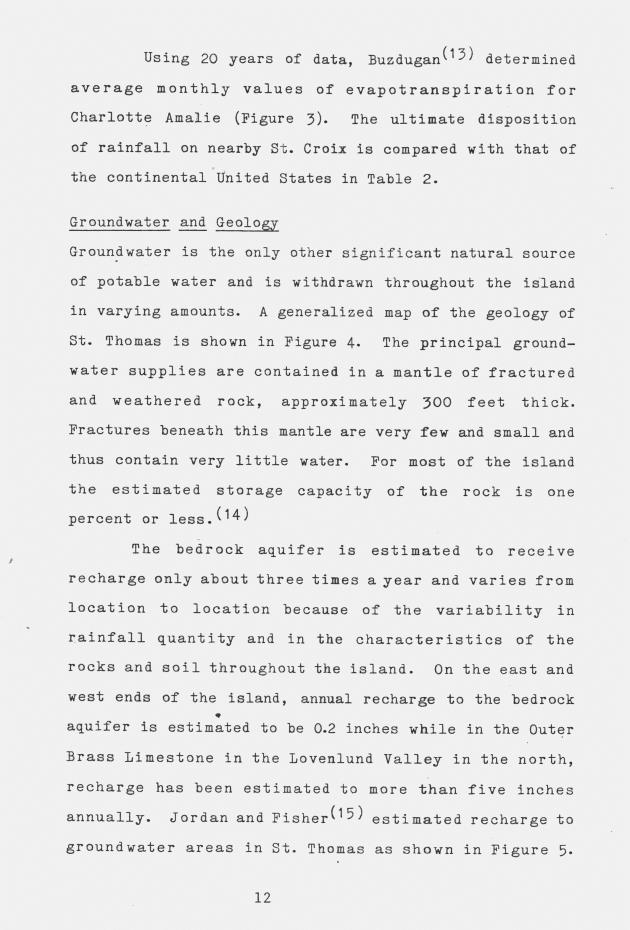 Land use, runoff and recharge on selected watersheds in the U.S. Virgin Islands - 0017
