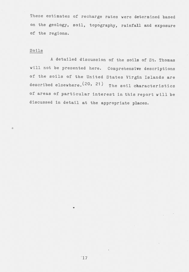 Land use, runoff and recharge on selected watersheds in the U.S. Virgin Islands - 0022
