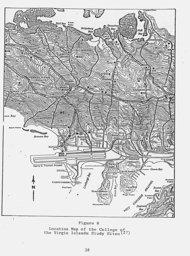 Land use, runoff and recharge on selected watersheds in the U.S. Virgin Islands - 0043