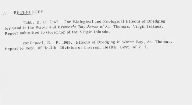 Report on the status of the marine environment at Water Bay, St. Thomas - 0007