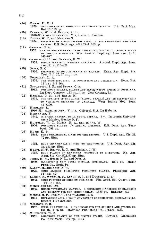 Poisonous and injurious plants of the U.S. Virgin Islands - 0098