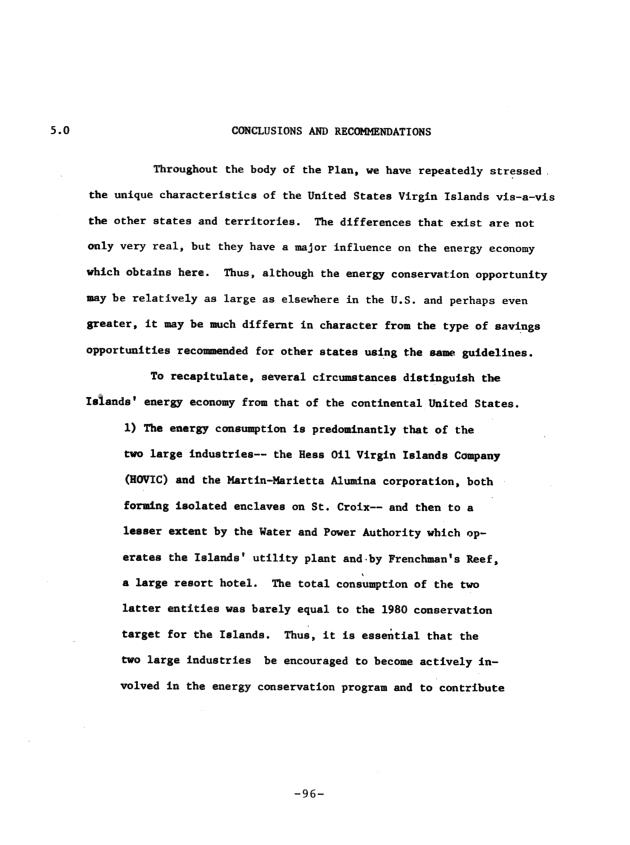 Energy budget and conservation recommendations for the U. S. Virgin Islands - 0103