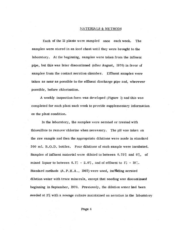 Operating efficiencies of package sewage plants on St. Thomas, V.I. - 0006