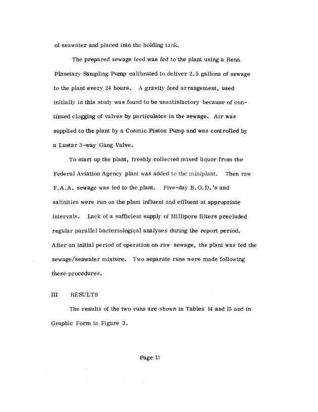 Operating efficiencies of package sewage plants on St. Thomas, V.I. - 0016