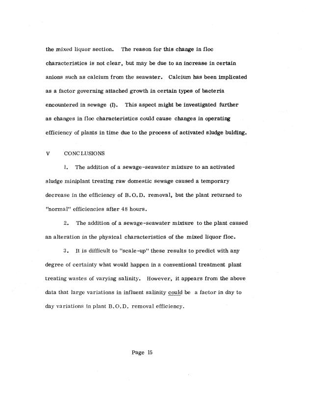 Operating efficiencies of package sewage plants on St. Thomas, V.I. - 0018