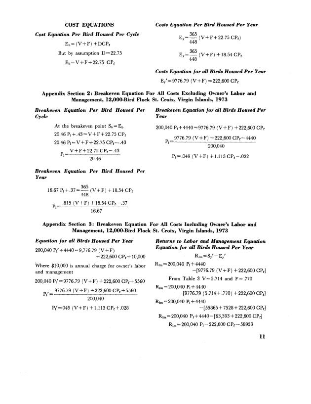 Profitability of poultry production in the U.S. Virgin Islands - 0016