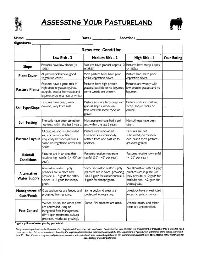 Assessing your pastureland to protect water quality - 0002