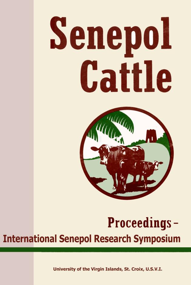 Senepol cattle : proceedings, International Senepol Research Symposium - 0000-front