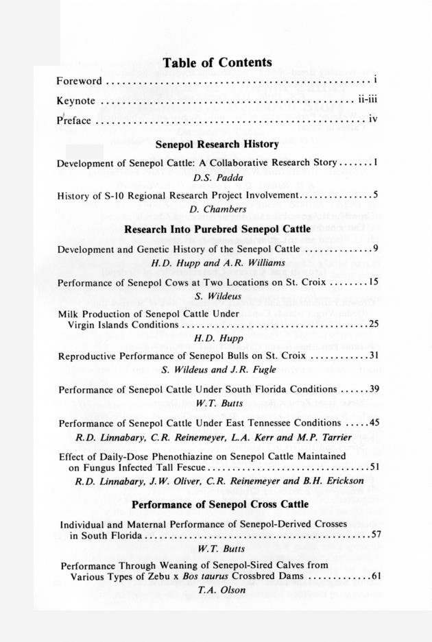 Senepol cattle : proceedings, International Senepol Research Symposium - 0007