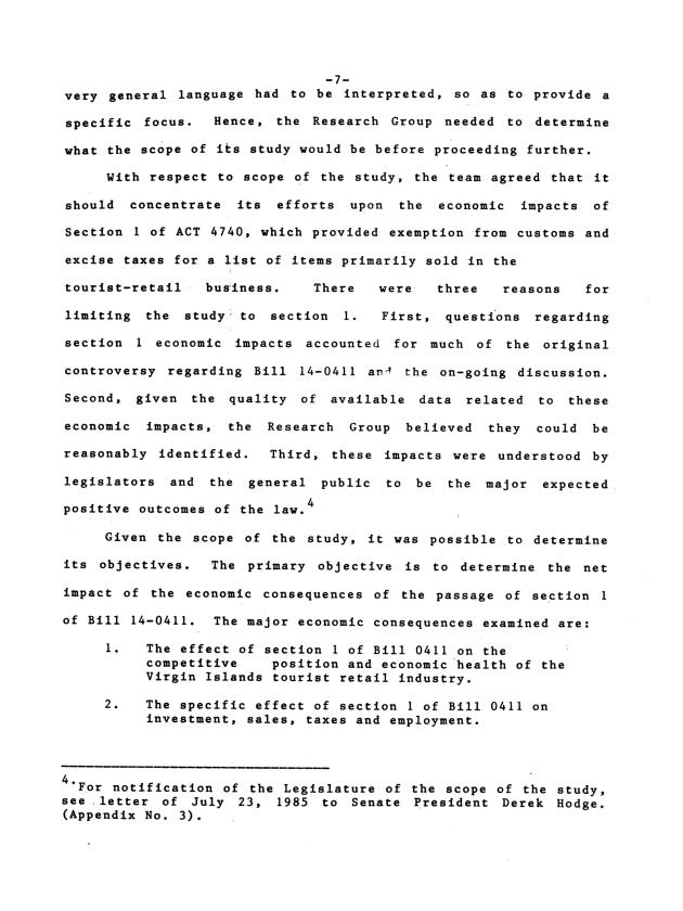 The economic impact of Section 1 of Bill 14-0411 (Act 4740) - 0011