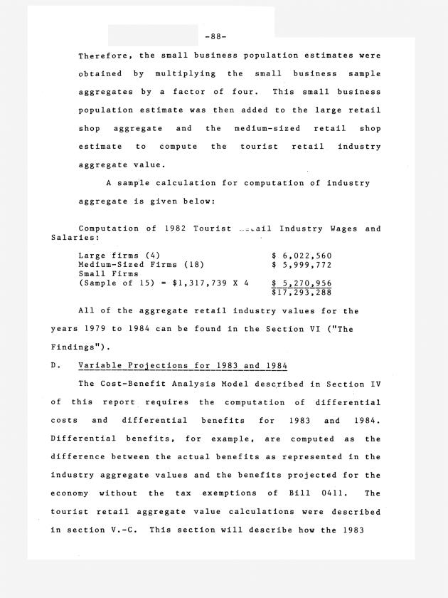 The economic impact of Section 1 of Bill 14-0411 (Act 4740) - 0094