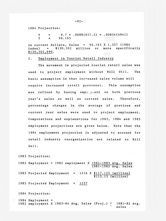 The economic impact of Section 1 of Bill 14-0411 (Act 4740) - 0098