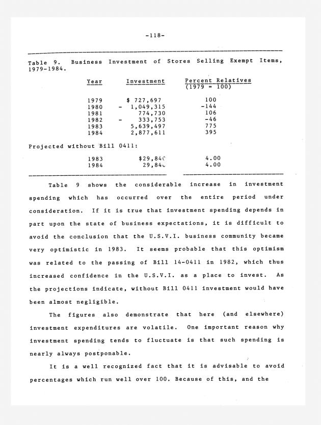 The economic impact of Section 1 of Bill 14-0411 (Act 4740) - 0125