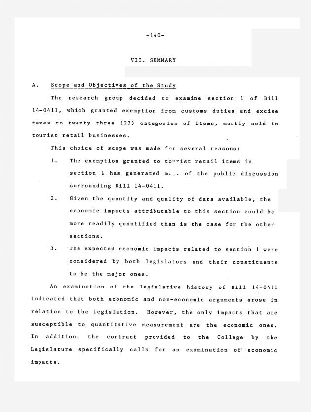 The economic impact of Section 1 of Bill 14-0411 (Act 4740) - 0148