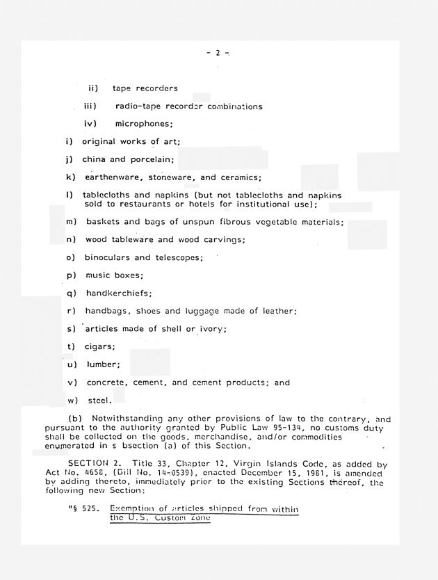 The economic impact of Section 1 of Bill 14-0411 (Act 4740) - 0181