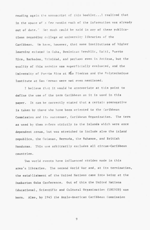 Proceedings - Conference on Sharing Caribbean Resources for Instruction and Research, College of the Virgin Islands, March 17-19, 1969. Conference on Sharing Caribbean Resources for Instruction and Research, College of the Virgin Islands, March 17-19, 1969 - 0016