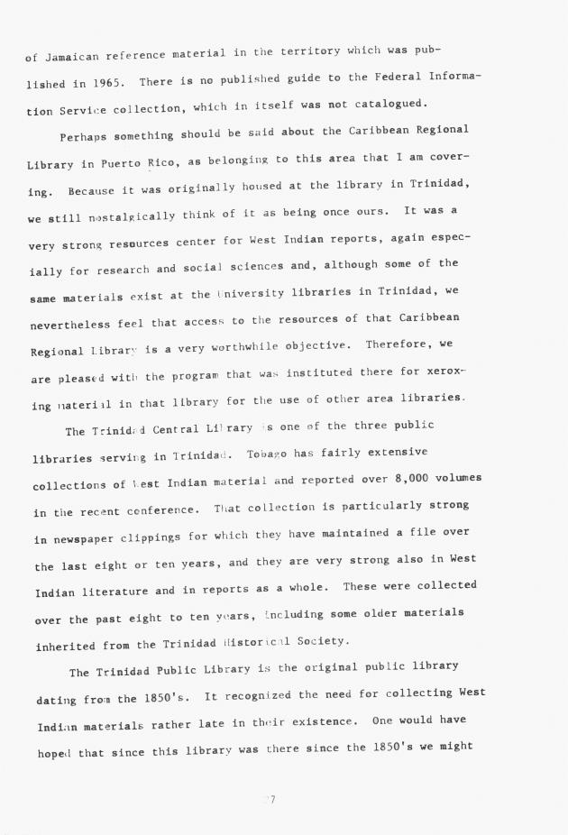 Proceedings - Conference on Sharing Caribbean Resources for Instruction and Research, College of the Virgin Islands, March 17-19, 1969. Conference on Sharing Caribbean Resources for Instruction and Research, College of the Virgin Islands, March 17-19, 1969 - 0033