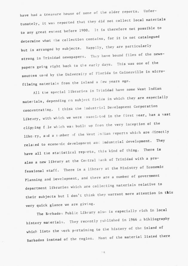 Proceedings - Conference on Sharing Caribbean Resources for Instruction and Research, College of the Virgin Islands, March 17-19, 1969. Conference on Sharing Caribbean Resources for Instruction and Research, College of the Virgin Islands, March 17-19, 1969 - 0034