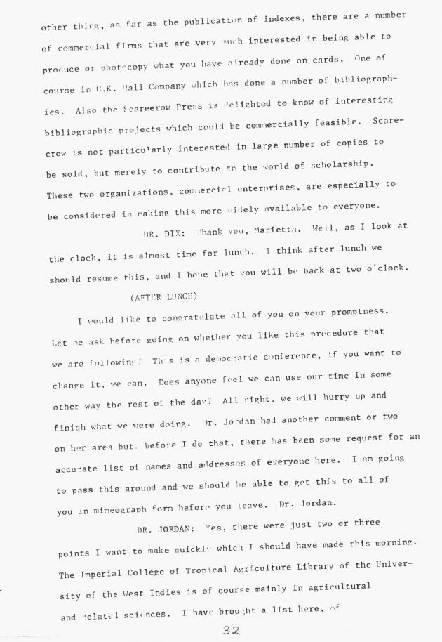 Proceedings - Conference on Sharing Caribbean Resources for Instruction and Research, College of the Virgin Islands, March 17-19, 1969. Conference on Sharing Caribbean Resources for Instruction and Research, College of the Virgin Islands, March 17-19, 1969 - 0037