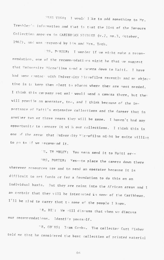 Proceedings - Conference on Sharing Caribbean Resources for Instruction and Research, College of the Virgin Islands, March 17-19, 1969. Conference on Sharing Caribbean Resources for Instruction and Research, College of the Virgin Islands, March 17-19, 1969 - 0051