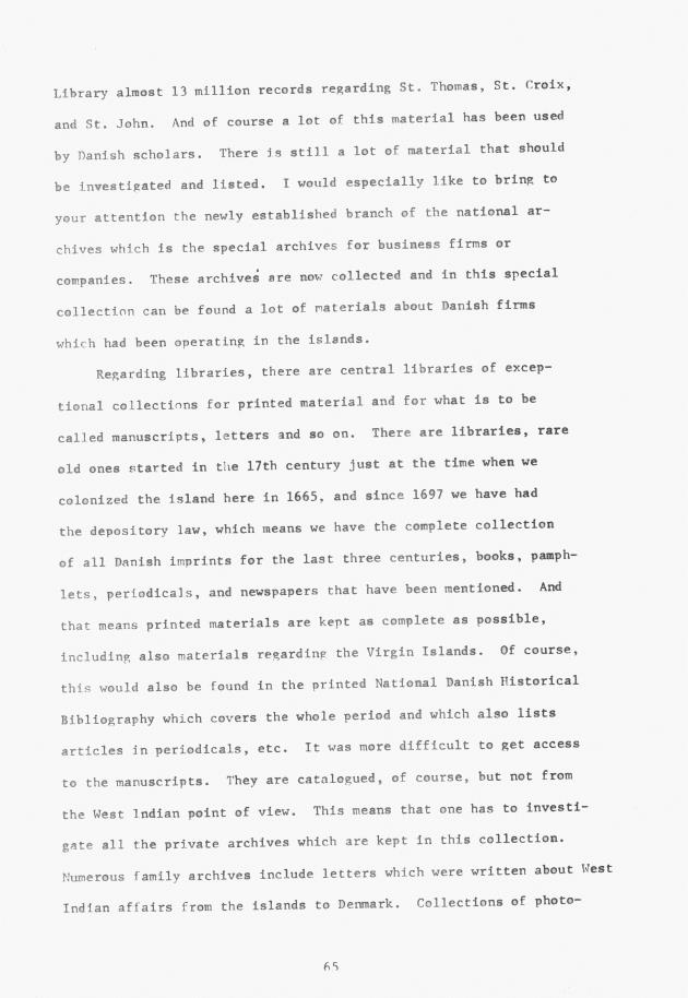 Proceedings - Conference on Sharing Caribbean Resources for Instruction and Research, College of the Virgin Islands, March 17-19, 1969. Conference on Sharing Caribbean Resources for Instruction and Research, College of the Virgin Islands, March 17-19, 1969 - 0070