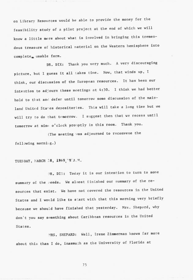 Proceedings - Conference on Sharing Caribbean Resources for Instruction and Research, College of the Virgin Islands, March 17-19, 1969. Conference on Sharing Caribbean Resources for Instruction and Research, College of the Virgin Islands, March 17-19, 1969 - 0080