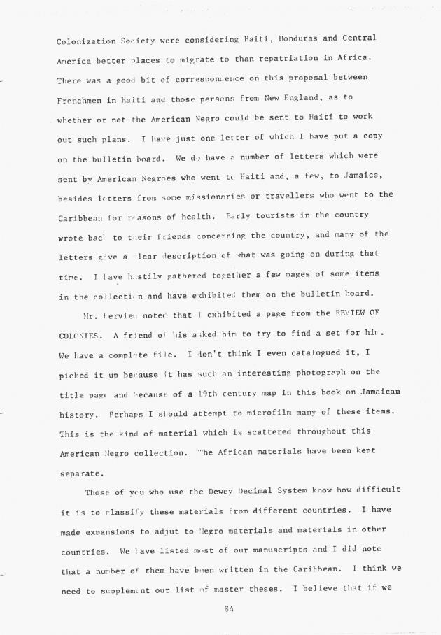 Proceedings - Conference on Sharing Caribbean Resources for Instruction and Research, College of the Virgin Islands, March 17-19, 1969. Conference on Sharing Caribbean Resources for Instruction and Research, College of the Virgin Islands, March 17-19, 1969 - 0089